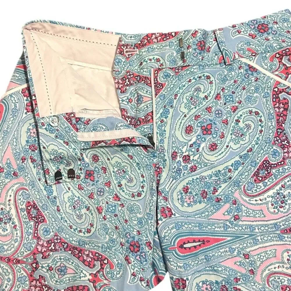 Peter Millar | Women's Paisley Colorful Printed Golf Shorts
